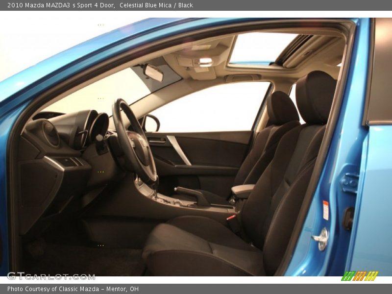 Celestial Blue Mica / Black 2010 Mazda MAZDA3 s Sport 4 Door