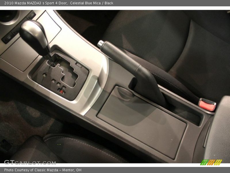 Celestial Blue Mica / Black 2010 Mazda MAZDA3 s Sport 4 Door