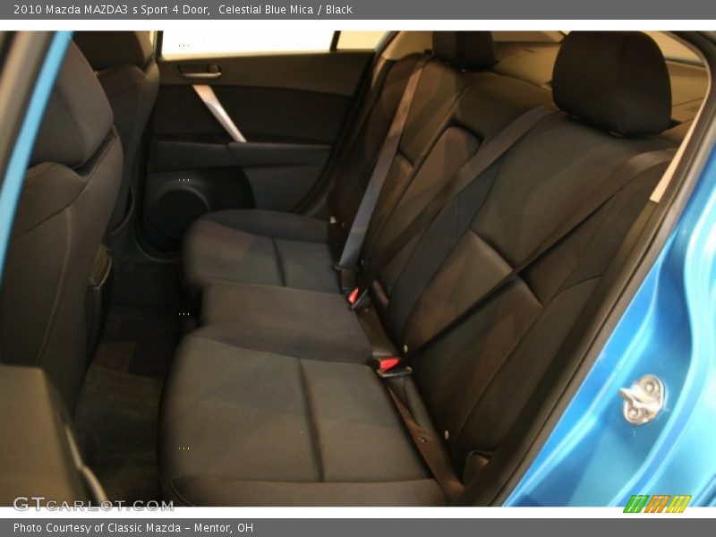 Celestial Blue Mica / Black 2010 Mazda MAZDA3 s Sport 4 Door