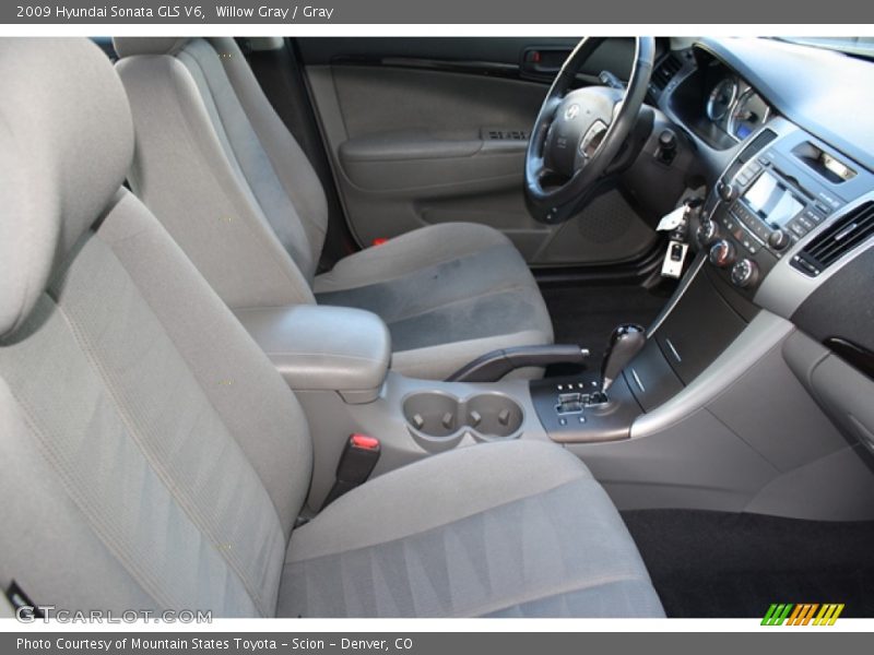 Willow Gray / Gray 2009 Hyundai Sonata GLS V6