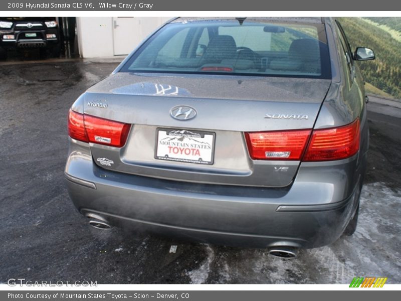 Willow Gray / Gray 2009 Hyundai Sonata GLS V6