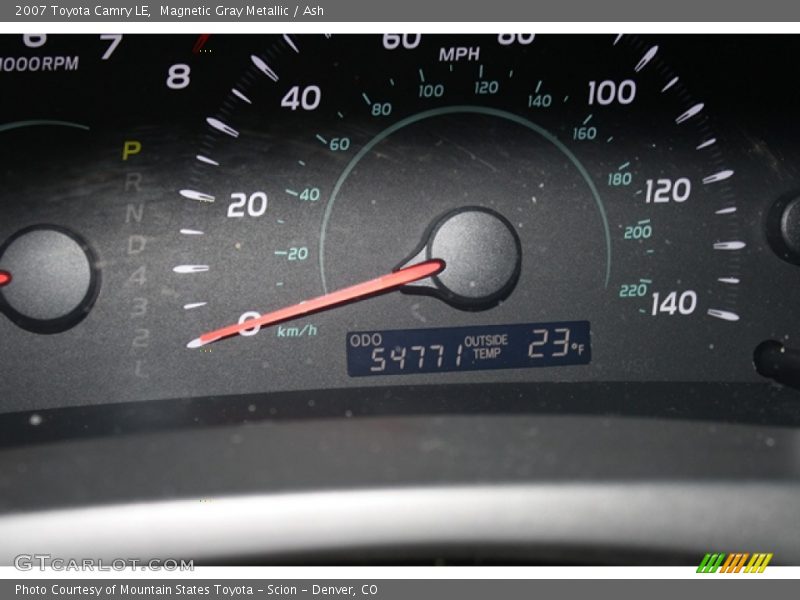 Magnetic Gray Metallic / Ash 2007 Toyota Camry LE