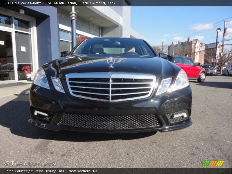Black / Almond/Black 2011 Mercedes-Benz E 350 4Matic Sedan