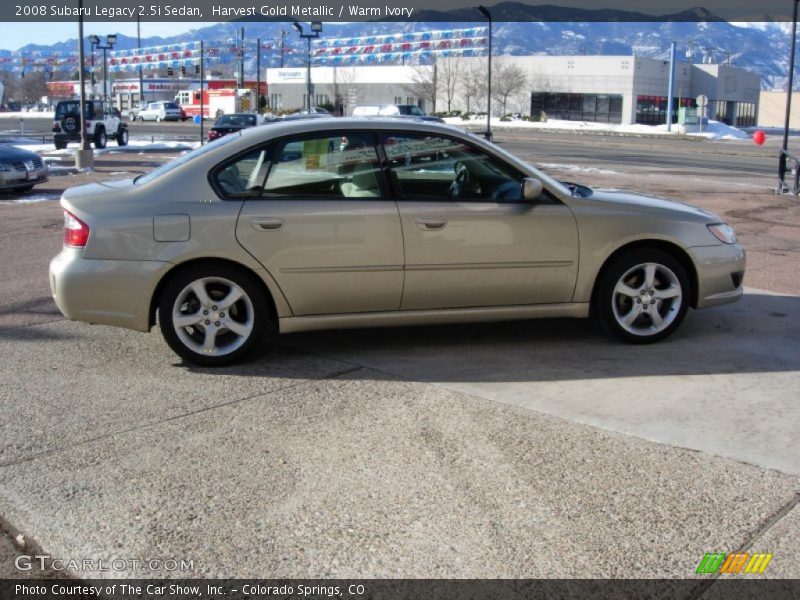 Harvest Gold Metallic / Warm Ivory 2008 Subaru Legacy 2.5i Sedan