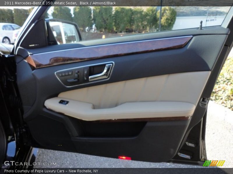 Black / Almond/Black 2011 Mercedes-Benz E 350 4Matic Sedan