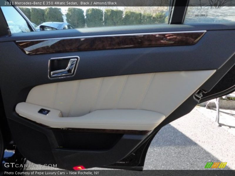 Black / Almond/Black 2011 Mercedes-Benz E 350 4Matic Sedan