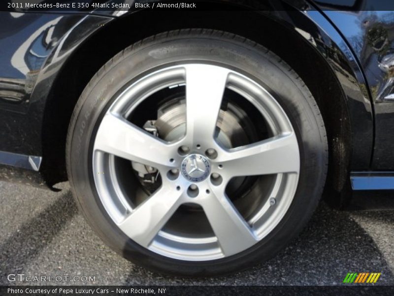 Black / Almond/Black 2011 Mercedes-Benz E 350 4Matic Sedan