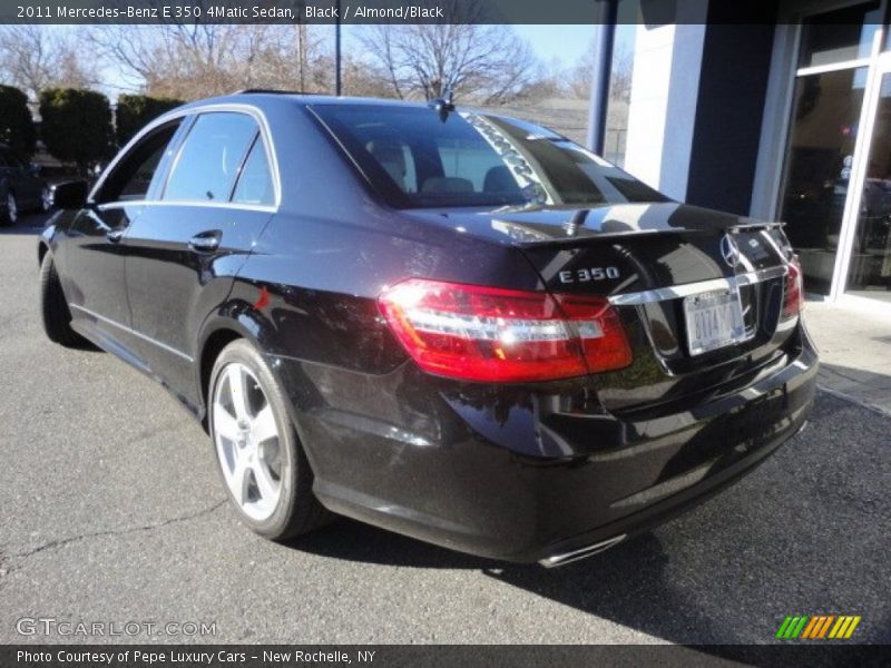 Black / Almond/Black 2011 Mercedes-Benz E 350 4Matic Sedan