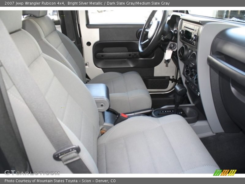 Bright Silver Metallic / Dark Slate Gray/Medium Slate Gray 2007 Jeep Wrangler Rubicon 4x4