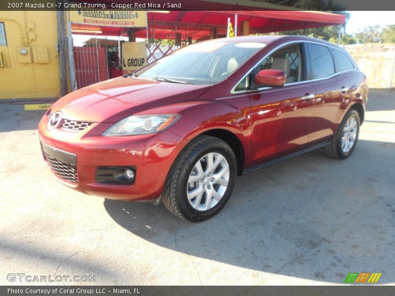Copper Red Mica / Sand 2007 Mazda CX-7 Grand Touring