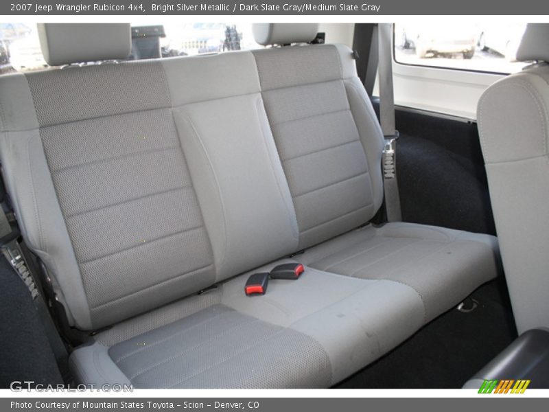 Bright Silver Metallic / Dark Slate Gray/Medium Slate Gray 2007 Jeep Wrangler Rubicon 4x4