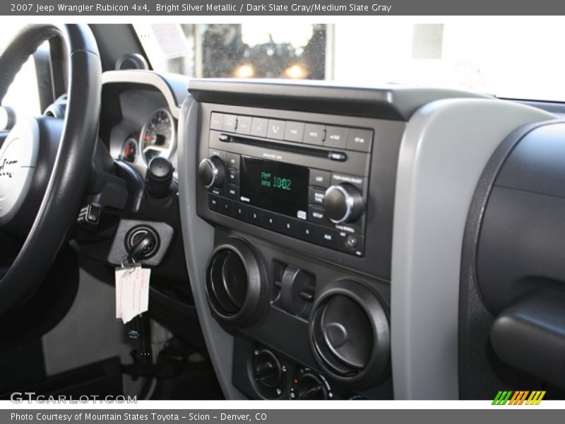 Bright Silver Metallic / Dark Slate Gray/Medium Slate Gray 2007 Jeep Wrangler Rubicon 4x4