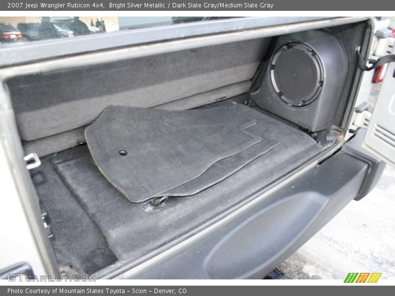 Bright Silver Metallic / Dark Slate Gray/Medium Slate Gray 2007 Jeep Wrangler Rubicon 4x4