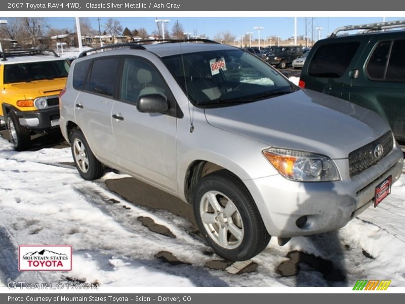 Classic Silver Metallic / Ash Gray 2007 Toyota RAV4 4WD