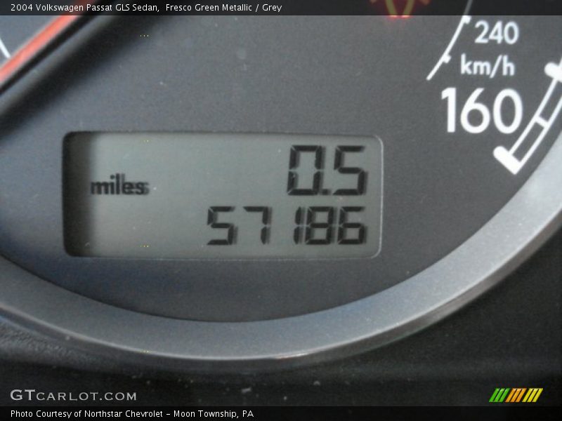 Fresco Green Metallic / Grey 2004 Volkswagen Passat GLS Sedan