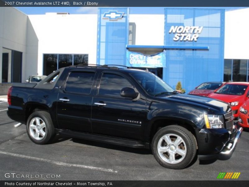 Black / Ebony 2007 Chevrolet Avalanche LTZ 4WD