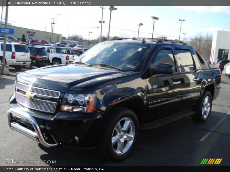 Black / Ebony 2007 Chevrolet Avalanche LTZ 4WD