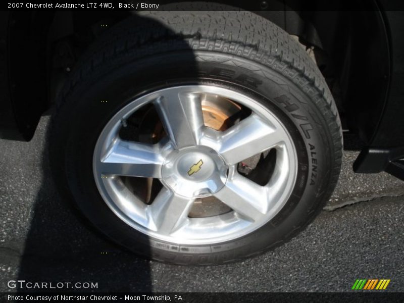 Black / Ebony 2007 Chevrolet Avalanche LTZ 4WD