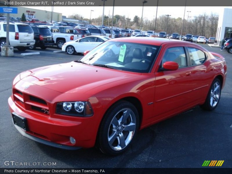 TorRed / Dark Slate Gray 2008 Dodge Charger R/T
