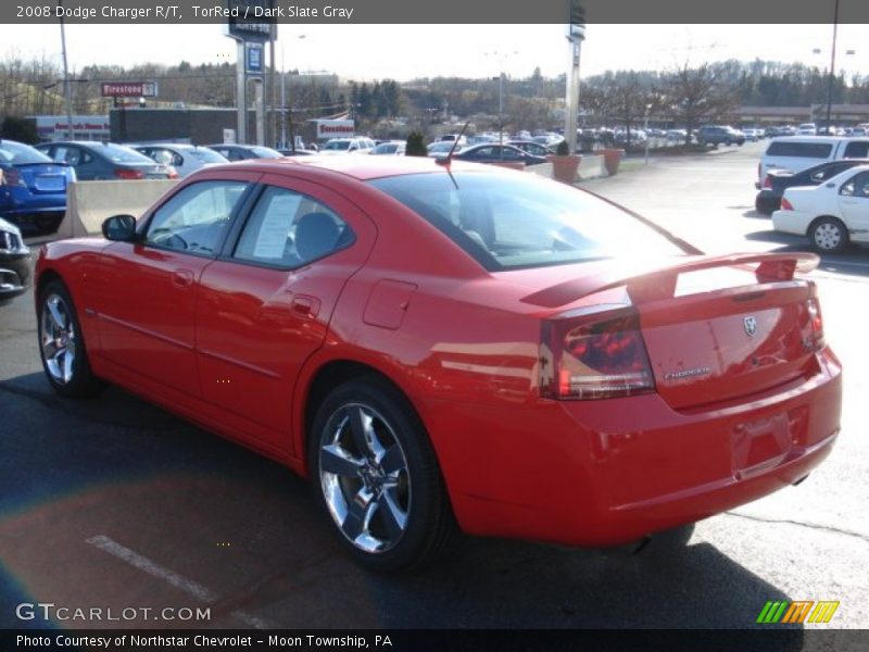 TorRed / Dark Slate Gray 2008 Dodge Charger R/T