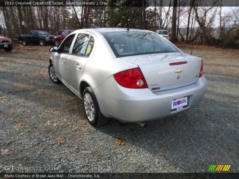 Silver Ice Metallic / Gray 2010 Chevrolet Cobalt XFE Sedan