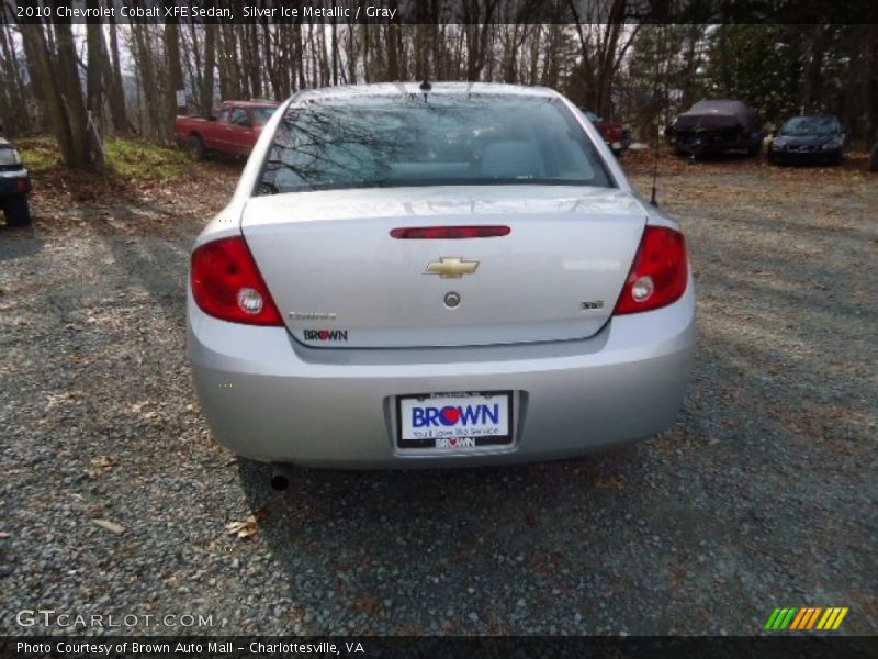 Silver Ice Metallic / Gray 2010 Chevrolet Cobalt XFE Sedan