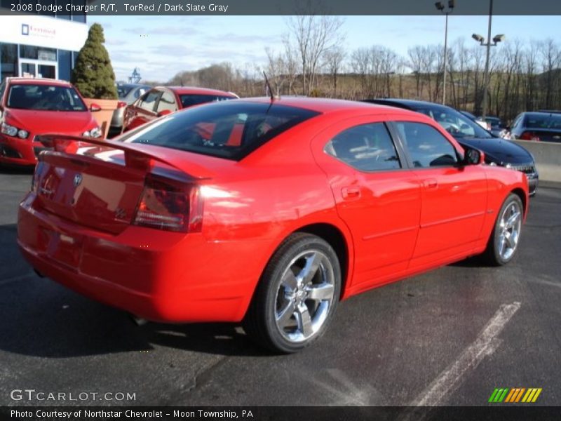 TorRed / Dark Slate Gray 2008 Dodge Charger R/T
