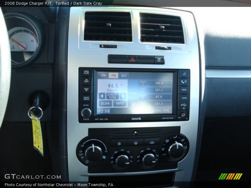 TorRed / Dark Slate Gray 2008 Dodge Charger R/T
