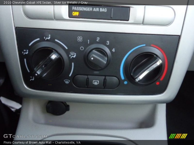 Silver Ice Metallic / Gray 2010 Chevrolet Cobalt XFE Sedan