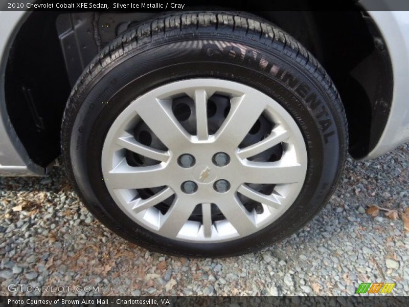 Silver Ice Metallic / Gray 2010 Chevrolet Cobalt XFE Sedan