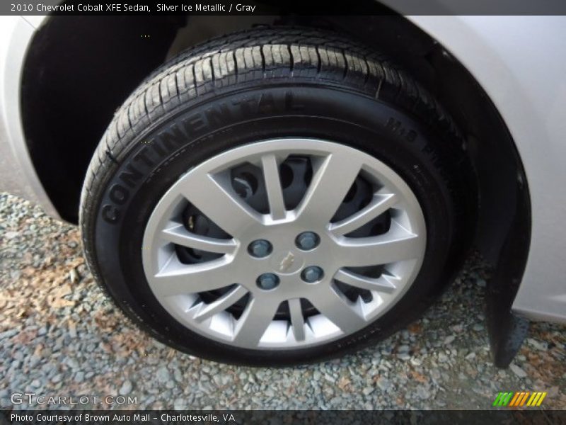 Silver Ice Metallic / Gray 2010 Chevrolet Cobalt XFE Sedan