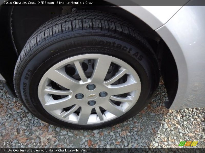 Silver Ice Metallic / Gray 2010 Chevrolet Cobalt XFE Sedan