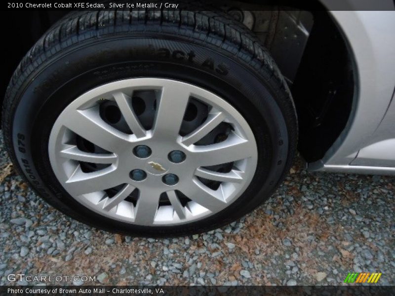 Silver Ice Metallic / Gray 2010 Chevrolet Cobalt XFE Sedan