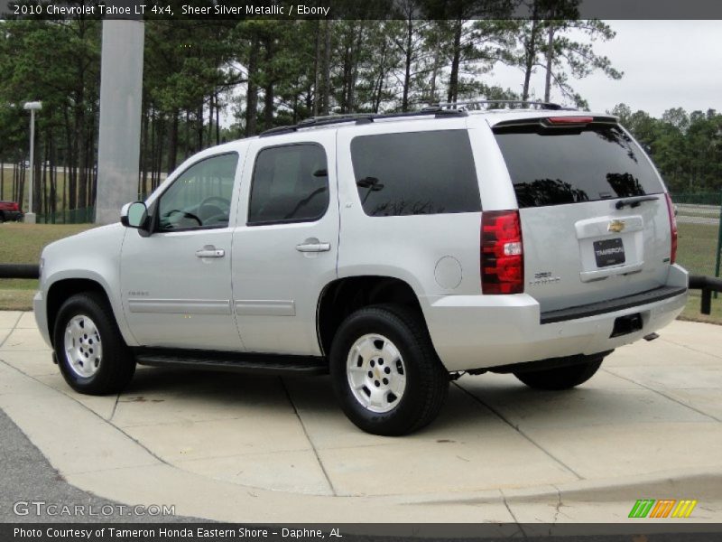 Sheer Silver Metallic / Ebony 2010 Chevrolet Tahoe LT 4x4