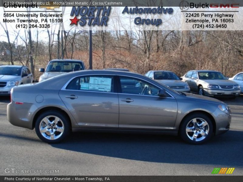 Mocha Steel Metallic / Cocoa/Cashmere 2012 Chevrolet Malibu LS