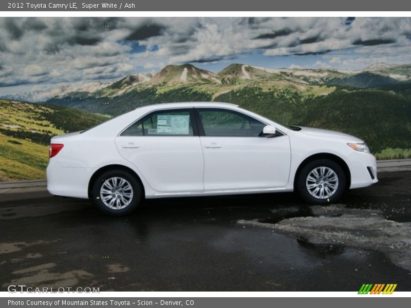Super White / Ash 2012 Toyota Camry LE