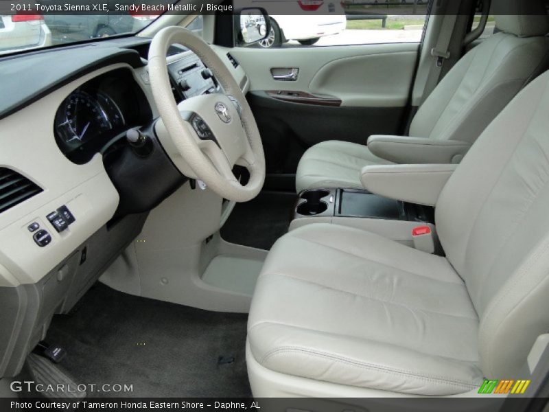 Sandy Beach Metallic / Bisque 2011 Toyota Sienna XLE
