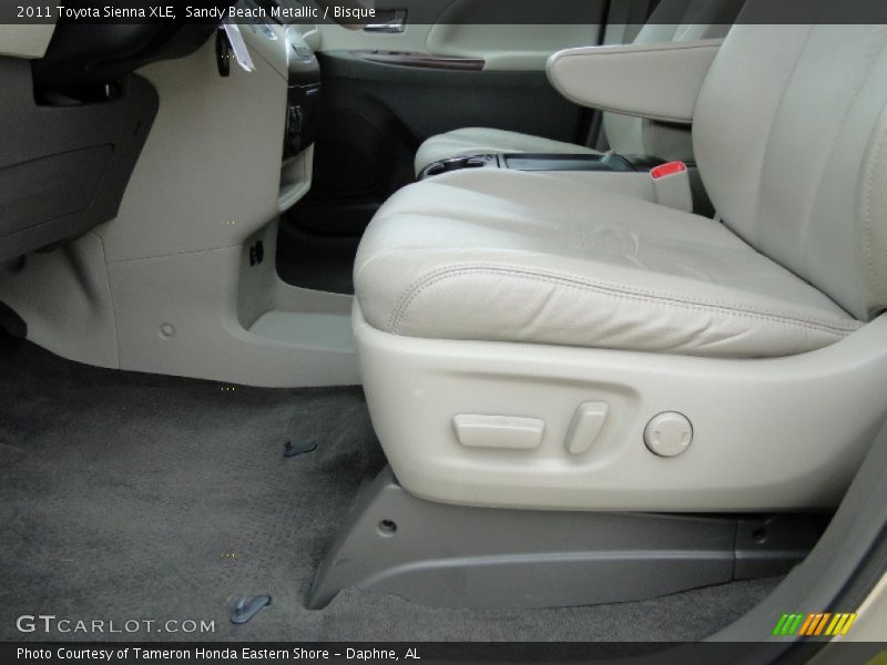 Sandy Beach Metallic / Bisque 2011 Toyota Sienna XLE