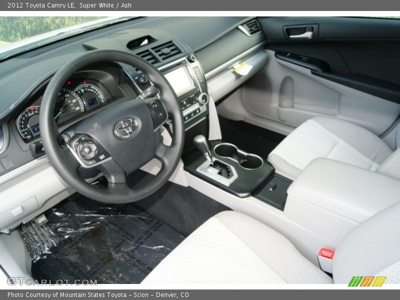 Super White / Ash 2012 Toyota Camry LE