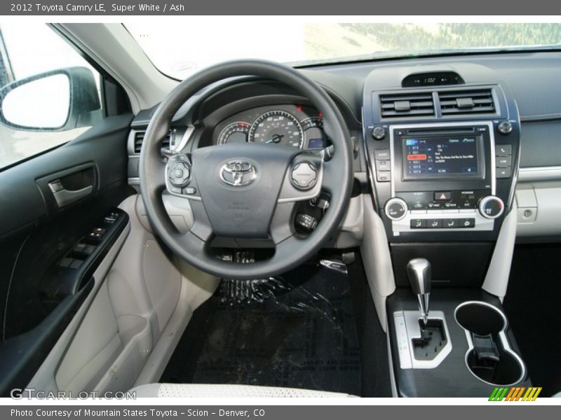 Super White / Ash 2012 Toyota Camry LE