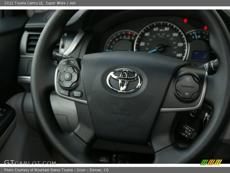 Super White / Ash 2012 Toyota Camry LE