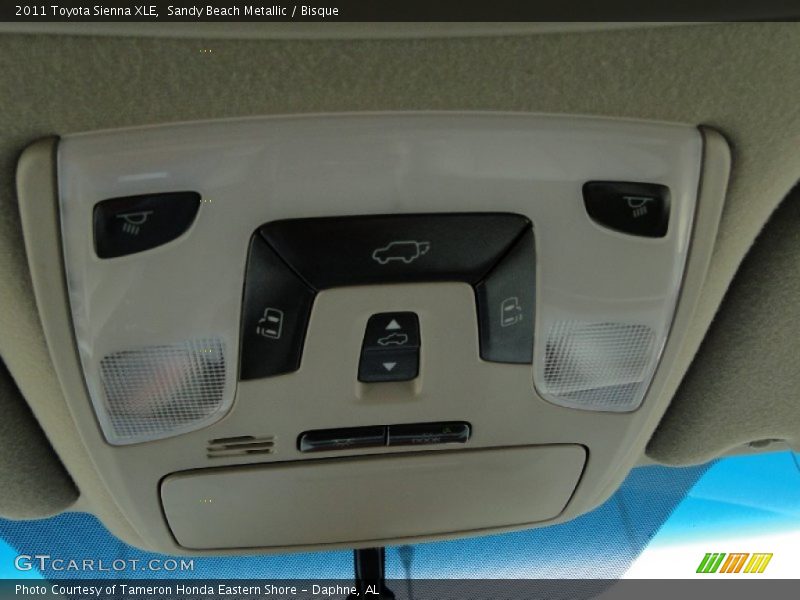 Sandy Beach Metallic / Bisque 2011 Toyota Sienna XLE