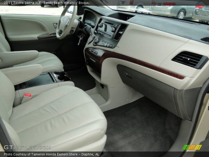 Sandy Beach Metallic / Bisque 2011 Toyota Sienna XLE