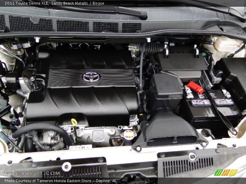 Sandy Beach Metallic / Bisque 2011 Toyota Sienna XLE