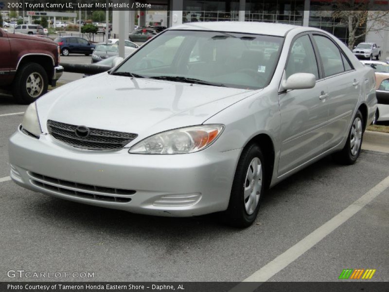 Lunar Mist Metallic / Stone 2002 Toyota Camry LE