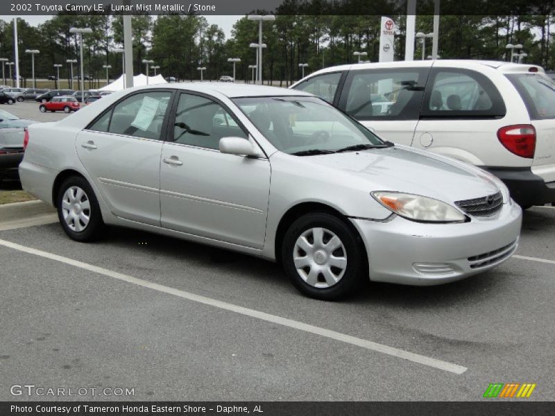 Lunar Mist Metallic / Stone 2002 Toyota Camry LE