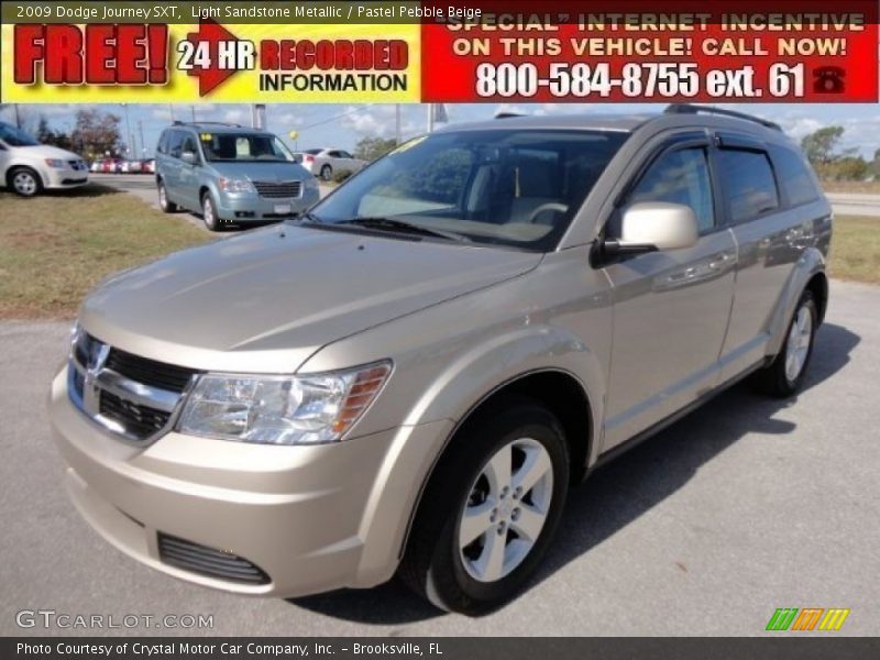 Light Sandstone Metallic / Pastel Pebble Beige 2009 Dodge Journey SXT