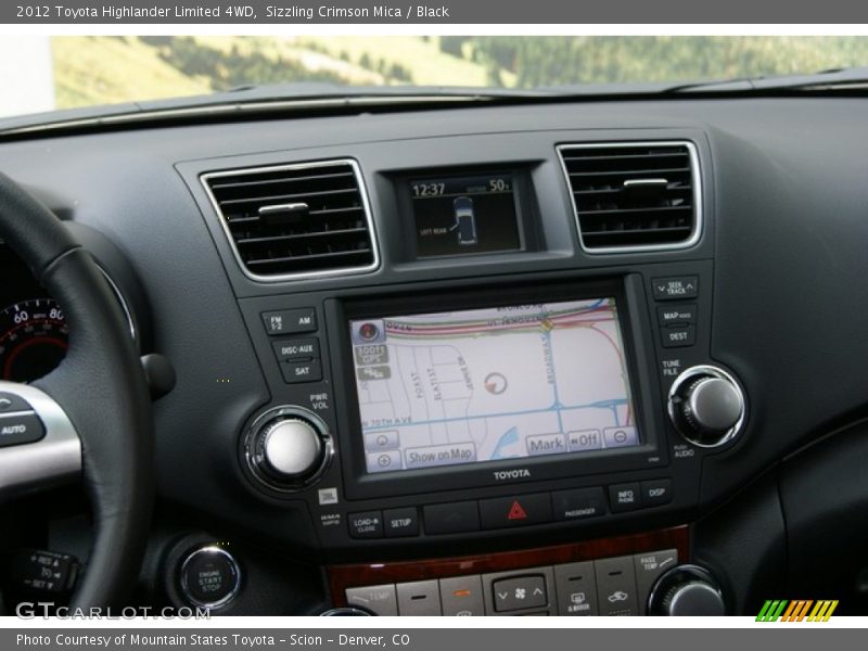 Sizzling Crimson Mica / Black 2012 Toyota Highlander Limited 4WD