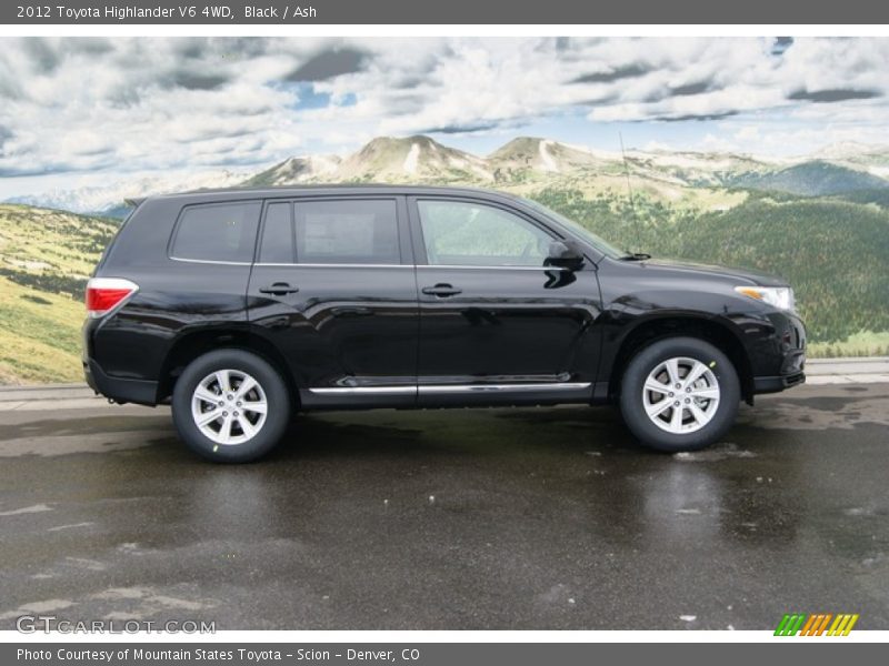 Black / Ash 2012 Toyota Highlander V6 4WD