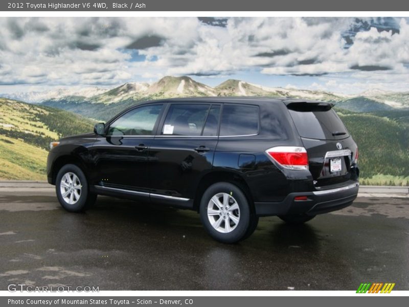 Black / Ash 2012 Toyota Highlander V6 4WD